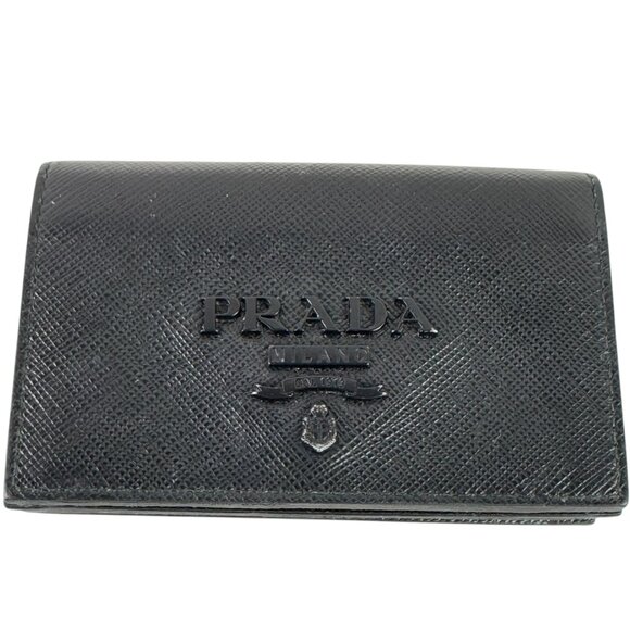PRADA Small Saffiano Leather Wallet Card Holder Made in Italy - Picture 1 of 13